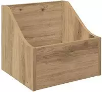 vidaXL LP Plattenbox Artisan-Eiche 37 x 33 x 32 cm Holzwerkstoff