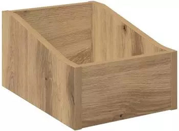 vidaXL LP Plattenbox Artisan-Eiche, Holzwerkstoff, 23x33x16cm