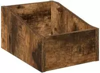 vidaXL LP Plattenbox R&auml;uchereiche 23 x 33 x 16 cm Holzwerkstoff