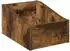 vidaXL LP Plattenbox Räuchereiche, Holzwerkstoff, 23x33x16cm