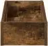 vidaXL LP Plattenbox Räuchereiche, Holzwerkstoff, 23x33x16cm