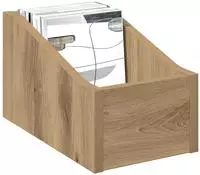 vidaXL LP Plattenbox Artisan-Eiche 18 x 32 x 18 cm Holzwerkstoff