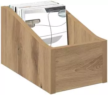 vidaXL LP Plattenbox Artisan-Eiche, Holzwerkstoff, 18x32x18cm