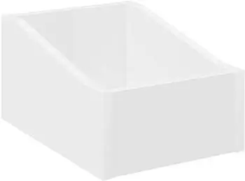 vidaXL LP Plattenbox weiß 23x33x16cm Holzwerkstoff