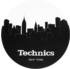Technics Slipmat Skyline New York