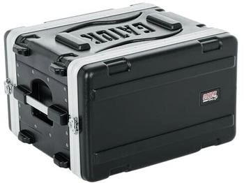 Gator Cases Hartschalen Audio Rack Koffer kurz 6U schwarz (GR-6S)