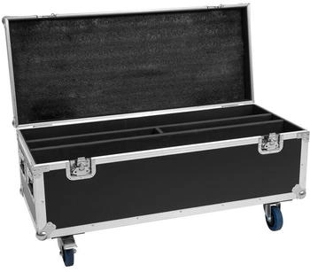 Roadinger Flightcase 2x LED TMH Bar-S120 mit Rollen | Truhen-Case mit Lenkrollen