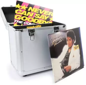 Power Dynamics RC80 Vinyl-Plattenkoffer 12" silber (RC80S)