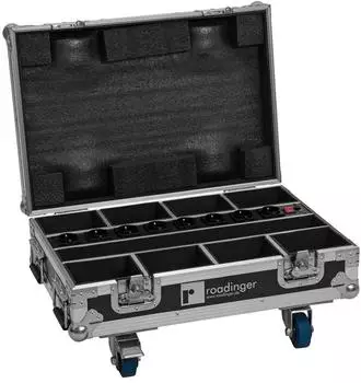Roadinger Flightcase 8x AKKU Mini IP UP-4 QCL Spot MK2 mit Ladefunktion (31005245)