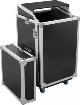 Roadinger Spezial-Kombi-Case LS5 Laptop-Rack 17HE 19" (3011000P)