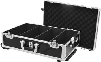 Roadinger CD-Case schwarz 120 CDs mit Trolley