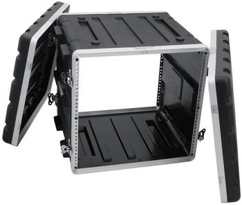 Roadinger Kunststoff-Rack KR-19 - 10HE - DD - schwarz