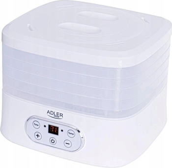 ADLER AD 6658 Dörrautomat für Lebensmittel, 550 W, Weiß ADLER AD 6658 Dörrautomat für Lebensmittel, 550 W, Weiß