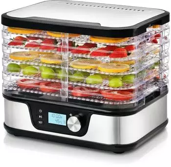 Arendo Dörrautomat 5 Etagen 380W 35-75°C Edelstahl