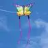 HQ Butterfly Kite Rainbow Einleiner Kinderdrachen 95x120cm (102223)