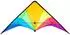 HQ Delta Hawk Neon-Rainbow Lenkdrachen Zweileiner 146x72cm (116005)