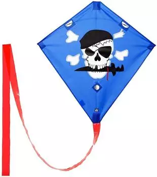 Wolkenst&uuml;rmer Racer Pirat Lenkdrachen 90x90cm (1213)