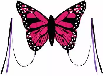 Wolkenst&uuml;rmer Bella Butterfly Kinderdrachen, Einleinerdrachen, pink