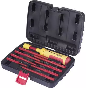 Toolcraft Elektriker Drehmoment-Schraubendreher-Set 9-teilig 0,5-3Nm VDE (TO-9991038)