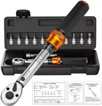 LuxusKollektion Drehmomentschlüssel-Set 1/4" 3-25Nm, 13-tlg.