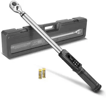 Stahlwerk Digitaler Drehmomentschlüssel 1/2" 5-340Nm LED-Anzeige (8079)