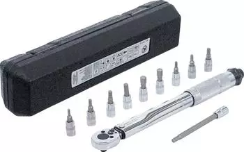 BGS Drehmomentschlüssel-Satz 1/4" 2-24Nm, 11-tlg. (72118)