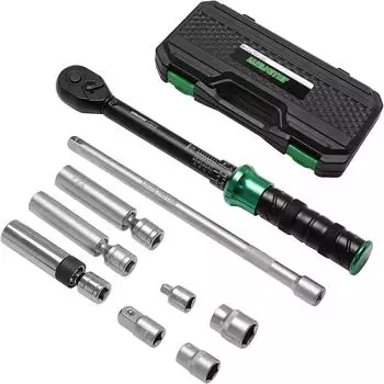 LuxusKollektion Zündkerzen-Set mit Drehmomentschlüssel 60Nm, 3/8", 9-teilig