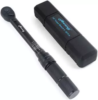 LuxusKollektion Drehmomentschlüssel 1/4" 5-25Nm 72-Zahn-Ratschenkopf ±3%
