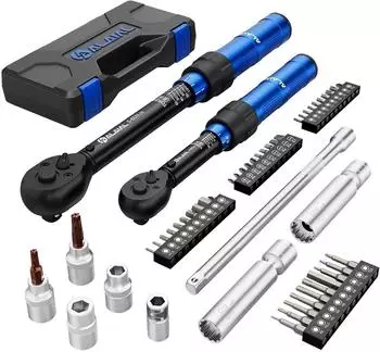 LuxusKollektion Drehmomentschlüssel-Set 50-tlg. 1/4" & 3/8", 3-25Nm & 5-60Nm