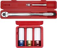 Famex Drehmomentschl&uuml;ssel-Set 10886-3N-KS 12,5 mm (1/2 Zoll) mit Spezial-Eins&auml;tzen