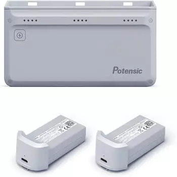 Potensic Atom Parallel Charging Charging Hub with 2 Smart Batteries