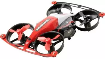 Amewi Formula Track Race Drohne mit Rennstrecke, rot, RC (25359)