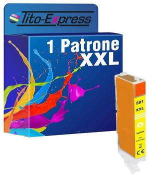 Tito-Express ersetzt Canon CLI-581 XXL Yellow (4052259337952)