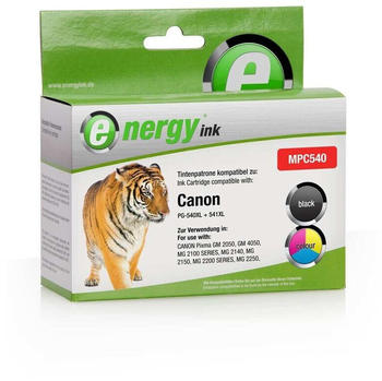 energyink ersetzt Canon PG-540XL / CL-541XL schwarz + color