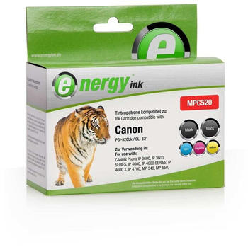energyink ersetzt Canon PGI-520 / CLI-521 5er Pack