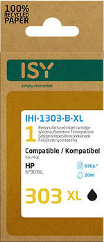 ISY IHI-1303-B-XL ersetzt HP 303XL schwarz