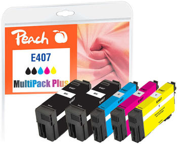 Peach ersetzt Epson 407 5er Pack
