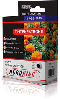 Büroring ersetz Brother LC-985BK schwarz