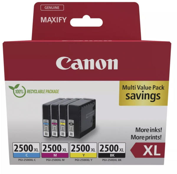 Canon PGI-2500XL Multipack 4-farbig (9254B010)