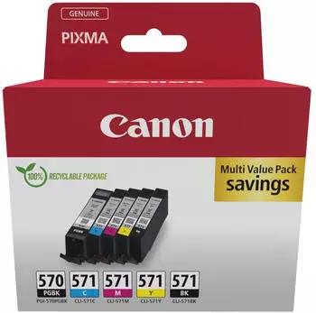 Canon PGI-570 / CLI-571 Multipack 5er Pack (0372C006)