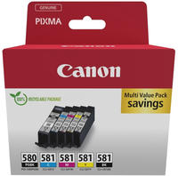 Canon Tintenpatrone "PGI-580BK/CLI-581 BK/C/M/Y Pigment- und Farbstofftinte