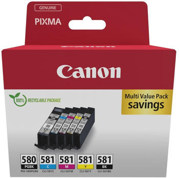Canon PGI-580/CLI-581 Multipack 5er Pack (2078C007)