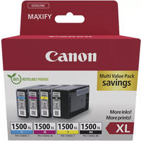 Canon Tintenpatrone "PGI-1500XL Multipack BK/C/M/Y Tinte mit hoher Reichweite"