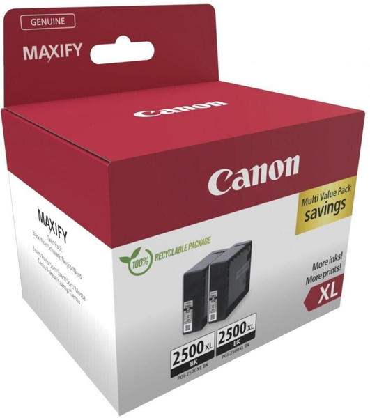 Canon PGI-2500BK XL Doppelpack (9254B011)