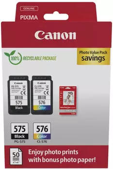 Canon PG-575/CL-576 Photo Value Pack (5438C004)