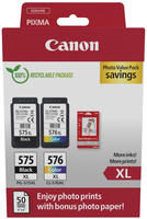 Multipack kompatibel zu Canon 5437C006 / PG575XL+CL576XL enth&auml;lt 2x Druckkopfpatrone