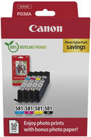 CLI-581 / 2106C006 C/M/Y/BK Photo Value Pack
