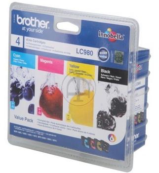 Brother LC-980 Multipack 4-farbig (LC980VB1PDR)