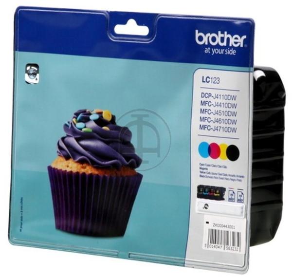 Brother LC-123 Multipack 4-farbig (LC123VALBPDR) Test TOP Angebote ab 27,14  € (August 2023)