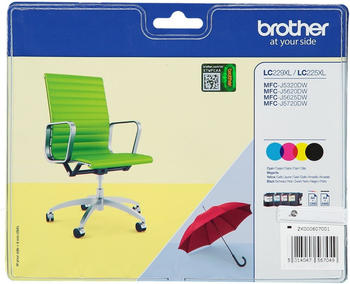Brother LC-229XL Multipack 4-farbig (LC229XLVALBPDR)